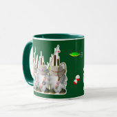 Mug Trois Gnomes de pêche (Devant gauche)