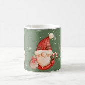 Mug Trois Gnomes Flocon de Neige Rouge Vert Cadeau de  (Centre)