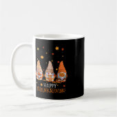 Mug Trois Gnomes Jour Bon thanksgiving Automne Automne (Gauche)