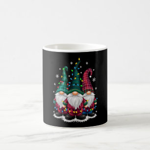Mug Trois Gnomes Lumières de Noël Xmas Fêtes