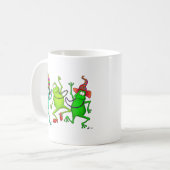 Mug Trois grenouilles de danse (Devant gauche)