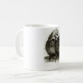 Mug Trois hiboux mignons drôles (Devant gauche)
