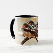 Mug Trois hirondelles douces (Devant gauche)