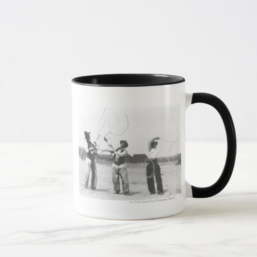Mug Trois hommes lassoing. (Droite)