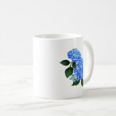 Mug Trois Hydrangea bleu (Devant droit)