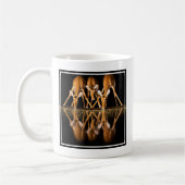 Mug Trois impalas boivent ensemble la nuit (Gauche)