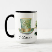 Mug Trois Irlandais St Patrick's Day Leprechaun Casque (Gauche)