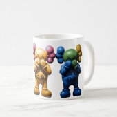 Mug Trois Kaws (Devant droit)