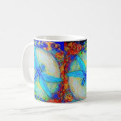 Mug Trois libellules bleues de "Zinger" (Devant gauche)