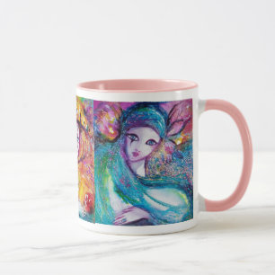 MUG TROIS MASQUES DE CARNAVAL EN BLEU ROUGE ET JAUNE