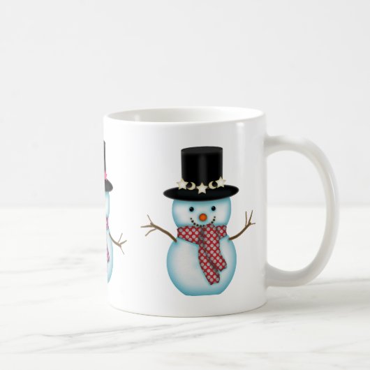 Mug Trois mignons motoneiges de Noël (Droite)