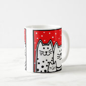 Mug Trois minous (Devant droit)