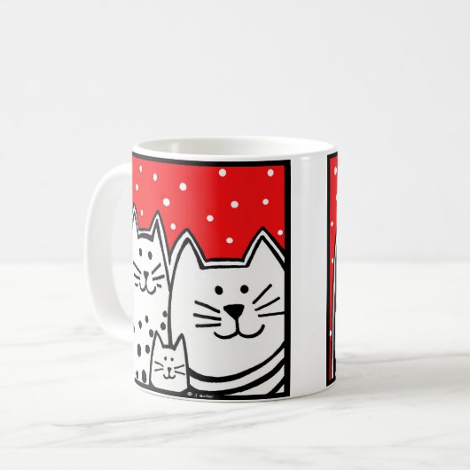 Mug Trois minous (Devant gauche)
