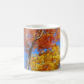 Mug Trois nuances d'érables d'automne colorés (Devant droit)