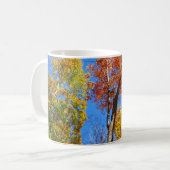 Mug Trois nuances d'érables d'automne colorés (Devant gauche)