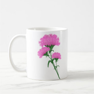 Mug Trois oeillets roses
