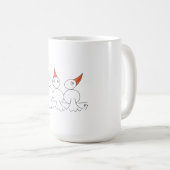 Mug Trois oiseaux sur le fil (Devant droit)