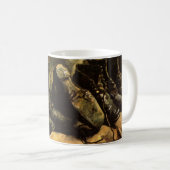 Mug Trois paires de chaussures par Vincent van Gogh (Devant droit)