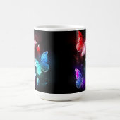 Mug Trois papillons brillants sur l'arrière - plan de (Centre)