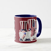 Mug Trois personnages patriotiques américains (Devant droit)
