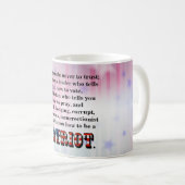 Mug Trois personnes n'ont jamais eu confiance; (Devant droit)