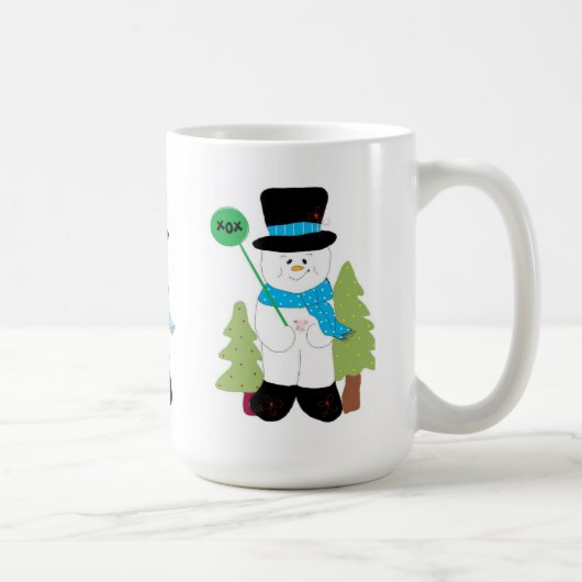 Mug Trois petits bonshommes de neige (Droite)