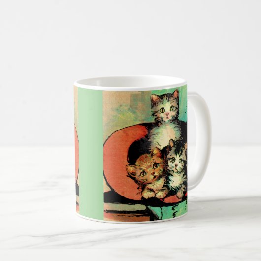 Mug trois petits chatons (Devant droit)