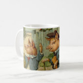 Mug Trois Petits Chiens Vintage Fairy Tale (Devant gauche)