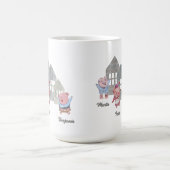 Mug Trois petits cochons personnalisés avec leurs mais (Centre)