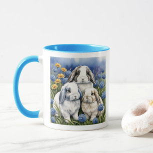 Mug Trois petits lapins lapins de lapin de lop