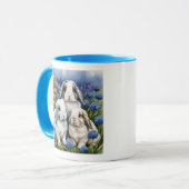 Mug Trois petits lapins lapins de lapin de lop (Devant gauche)