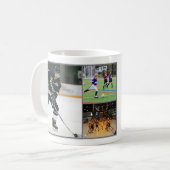 Mug Trois photo meilleur papa dans le monde entier caf (Devant gauche)