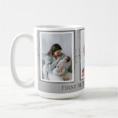 Mug Trois photos Collage Première Fête des mères (Gauche)