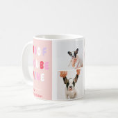 Mug Trois photos de collection | Cadeau Valentines de  (Devant gauche)