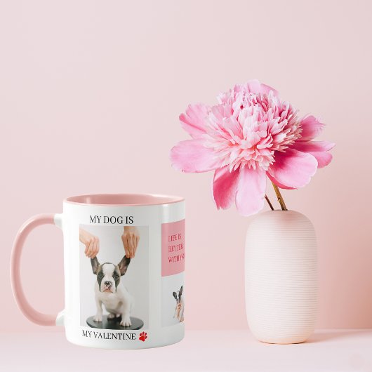 Mug Trois photos de collection | Cadeau Valentines de 