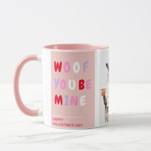 Mug Trois photos de collection | Cadeau Valentines de  (Gauche)