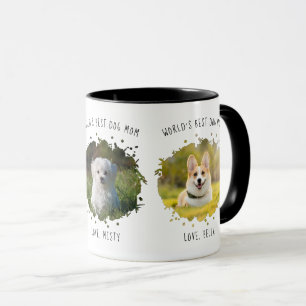 Mug Trois photos personnalisées pour animaux de compag