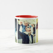 Mug Trois photos personnelles (Centre)