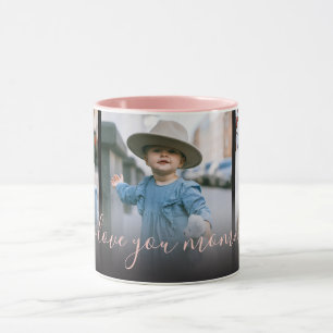 Mug Trois Photos Rose Je T'Aime Maman