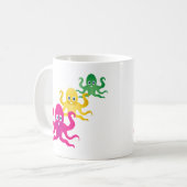 Mug Trois pieuvres drôles (Devant gauche)