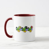 Mug Trois pinsons de Gouldian (Gauche)