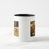 Mug Trois porcs avec le château à l'arrière-plan (Centre)