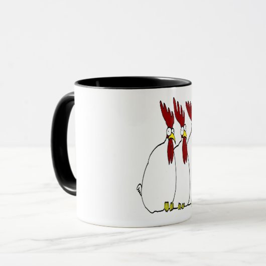 Mug trois poulets (Devant gauche)