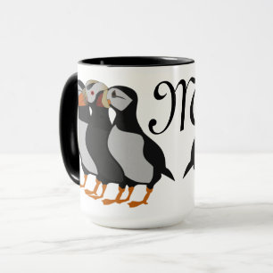 Mug Trois Puffins debout