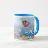 Mug Trois Purrmaids (Devant droit)
