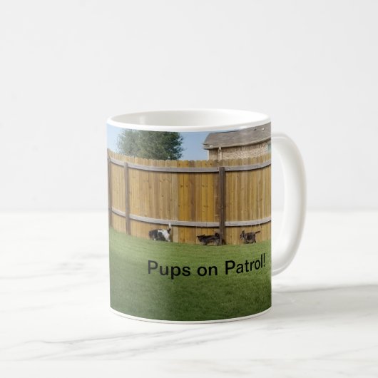 Mug Trois Putes idiotes (Devant droit)
