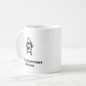 Mug Trois roches de support technique pour les robots (Devant gauche)