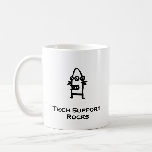 Mug Trois roches de support technique pour les robots (Gauche)