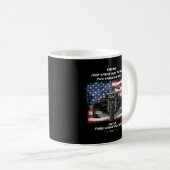 Mug Trois Roues Font Les Deux Drapeaux Usa Trike (Devant droit)