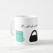 Mug Trois sacs à main élégants (Devant gauche)